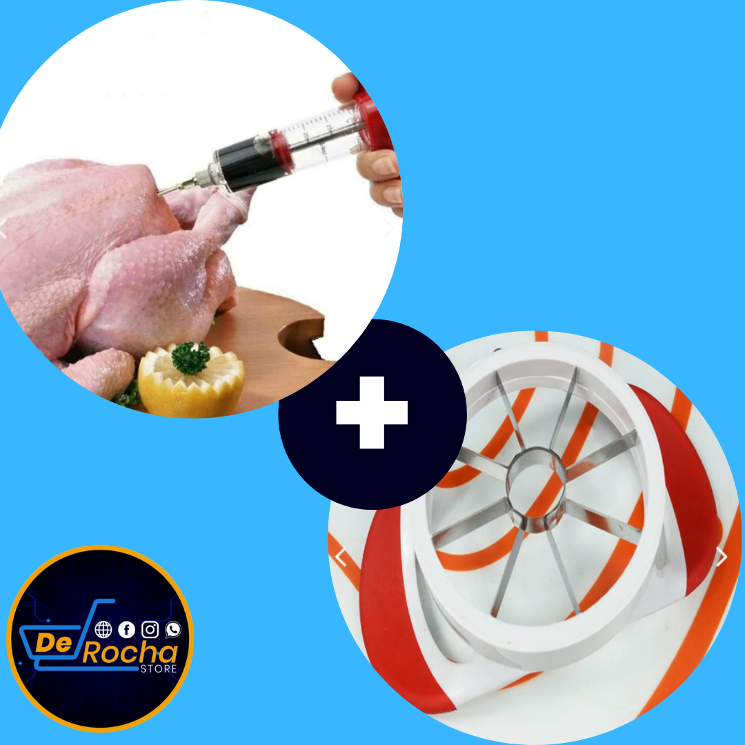 combo picador manzana+Jeringa adobo